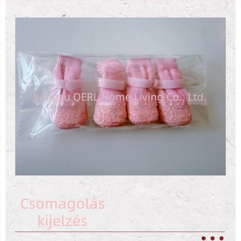 Kutyák külső esőcipője: vízálló, csúszásmentes, kopásálló (polieszter keverék; Jiangsu eredetű; univerzális használat)