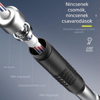 Súlyozott ugrókötél edzéshez – kötél fonott anyagból, professzionális edző kötél felnőtteknek, márka Nothing, termékkód 671432678466