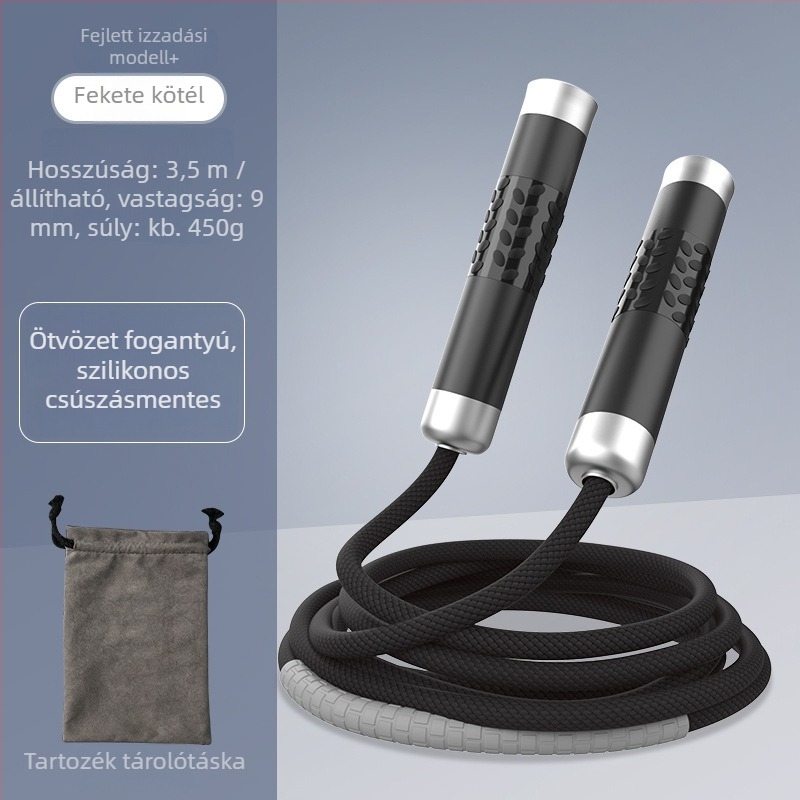 Súlyozott ugrókötél edzéshez – kötél fonott anyagból, professzionális edző kötél felnőtteknek, márka Nothing, termékkód 671432678466