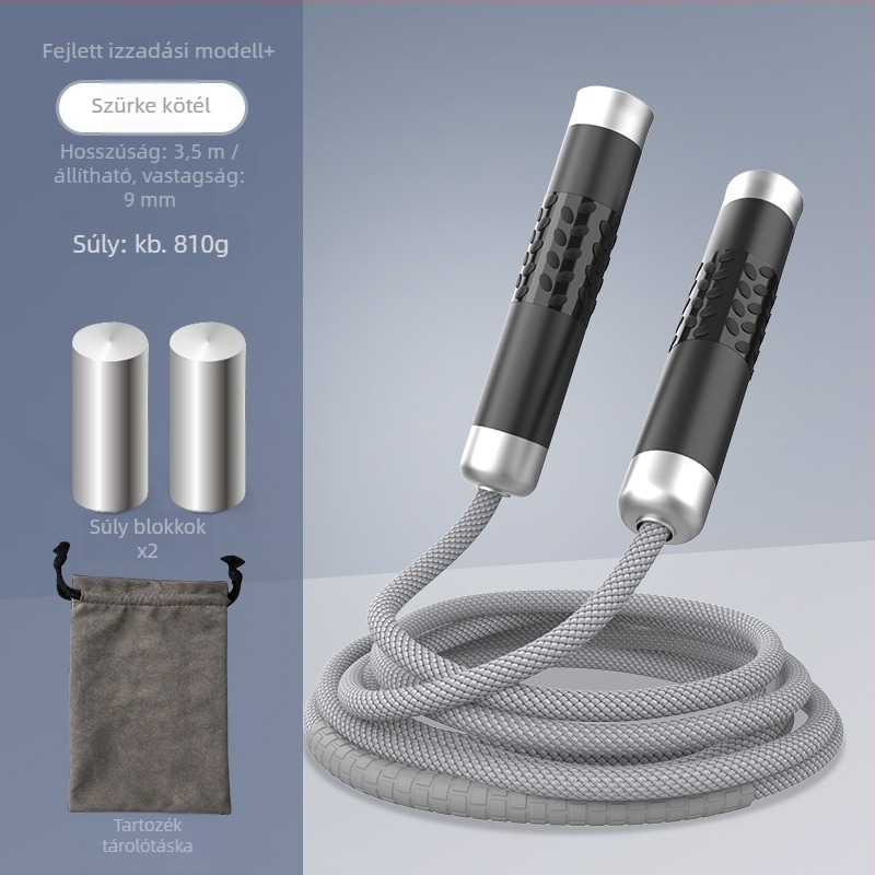 Súlyozott ugrókötél edzéshez – kötél fonott anyagból, professzionális edző kötél felnőtteknek, márka Nothing, termékkód 671432678466
