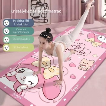 Tingxuan jóga matrac Cartoon mintával, selyem anyagú és megerősített csúszásmentes aljzattal