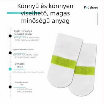 Egyszer használatos kisállat cipővédők – nem szőtt anyag, Friendly márka, univerzális felhasználás
