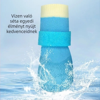 Kutyacipők, légáteresztő poliészter sneaker, kopásálló, kényelmes stílus