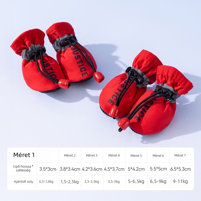 Kutyacipő – vízálló, piszokálló, puha talp, csúszásmentes, strapabíró