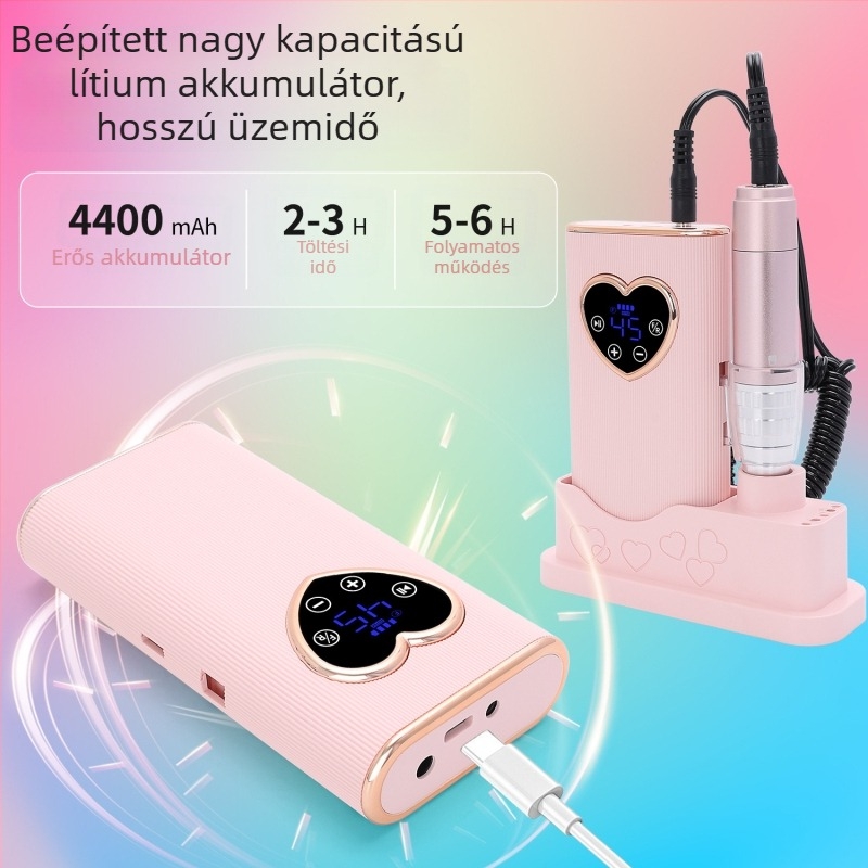 Osanuv j1 körömpolírozó, újratölthető, 45000 RPM, professzionális elektromos körömpolírozó, Dongguan eredet