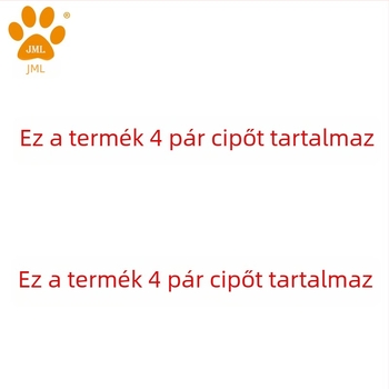 Kutyacipők – Jiaomeile, vízálló kabátanyag + meleg velúr bélés, csúszásmentes, kopásálló, hétköznapi stílus