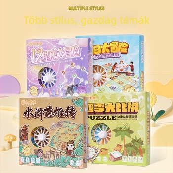Water Heroes: Többjátékos társasjáték, Négy évszak kihívás, Tizenkét csillagkép kaland, Oktató és interaktív családi játék, intelligencia-fejlesztés és kéz-szem koordináció