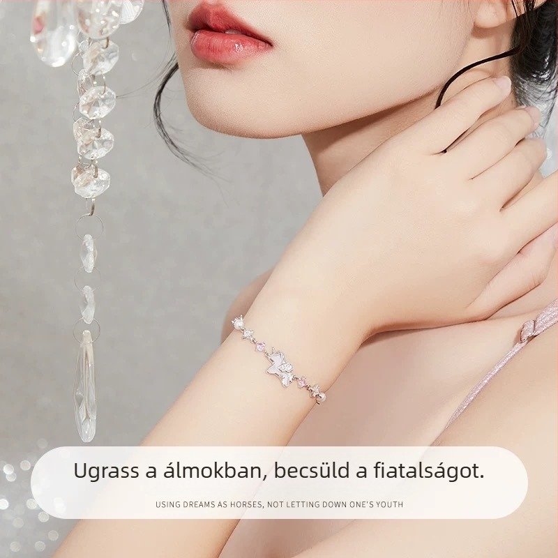 Női egyszarvú karkötő, réz, elektroplakálás, személyre szabott stílus, 2025 tavasz