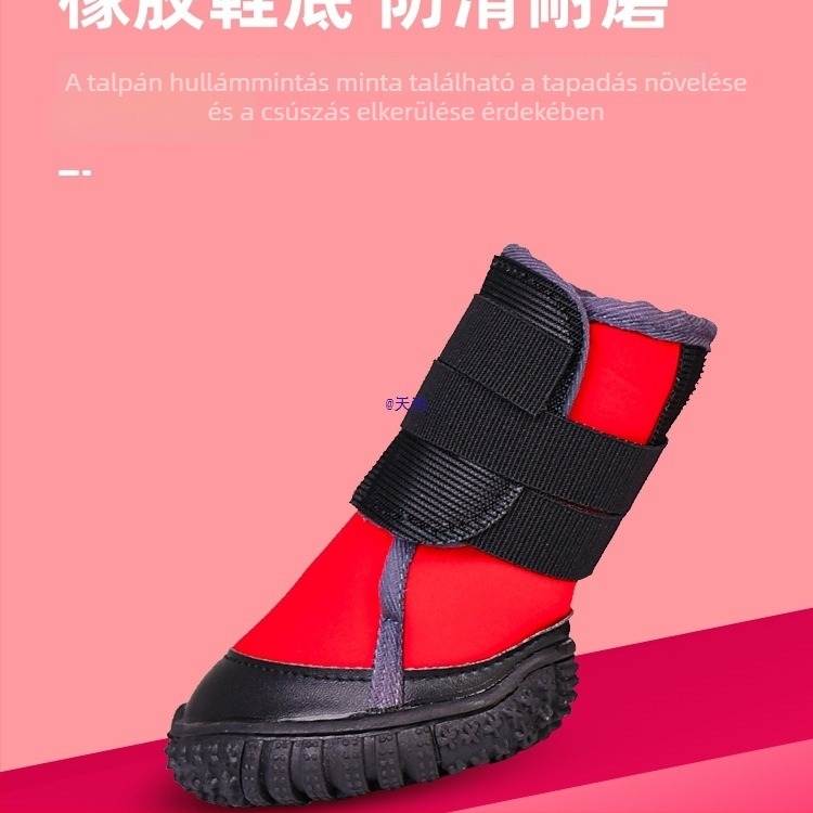 Kutyacipők gumiból — csúszásmentes, kopásálló, melegen tartó