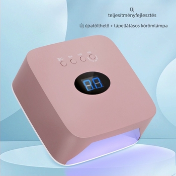 LED Vezeték nélküli körömápoló lámpa S50 – Ka Qi Duo Duo, Újratölthető, Fényterápia, Gyors szárítás, Hordozható