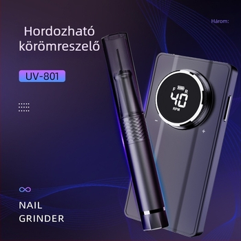UV801 Manikűrgép — kompakt elektromos körömreszelő, 0,35 nettó tartalom, márka Other, hazai márka