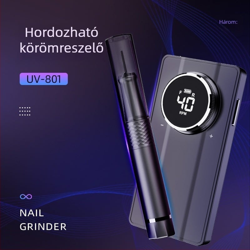 UV801 Manikűrgép — kompakt elektromos körömreszelő, 0,35 nettó tartalom, márka Other, hazai márka