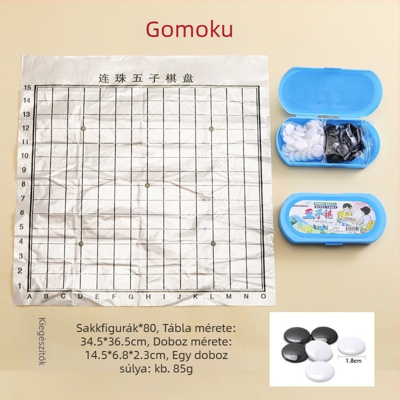 TNT.pluss Többjátékos sakkkészlet: Gomoku, Flying Chess, Checkers, Jungle Chess; Anyag: Műanyag, Színes doboz, 15–35 éveseknek