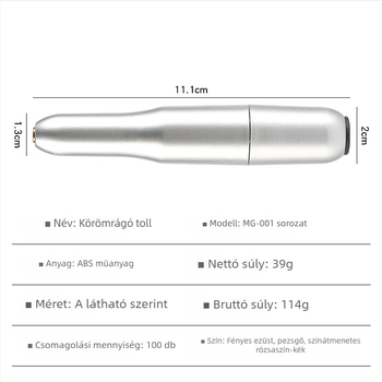 Lidan Mg-001 Mini USB elektromos körömcsiszoló - hordozható manikűr eszköz, professzionális szalon minőség