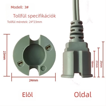 Manikűr polírozógép kezelőjének cserélhető készlet: rugós vonal, DC kis fej, polírozó eszköz, 50 g műanyag