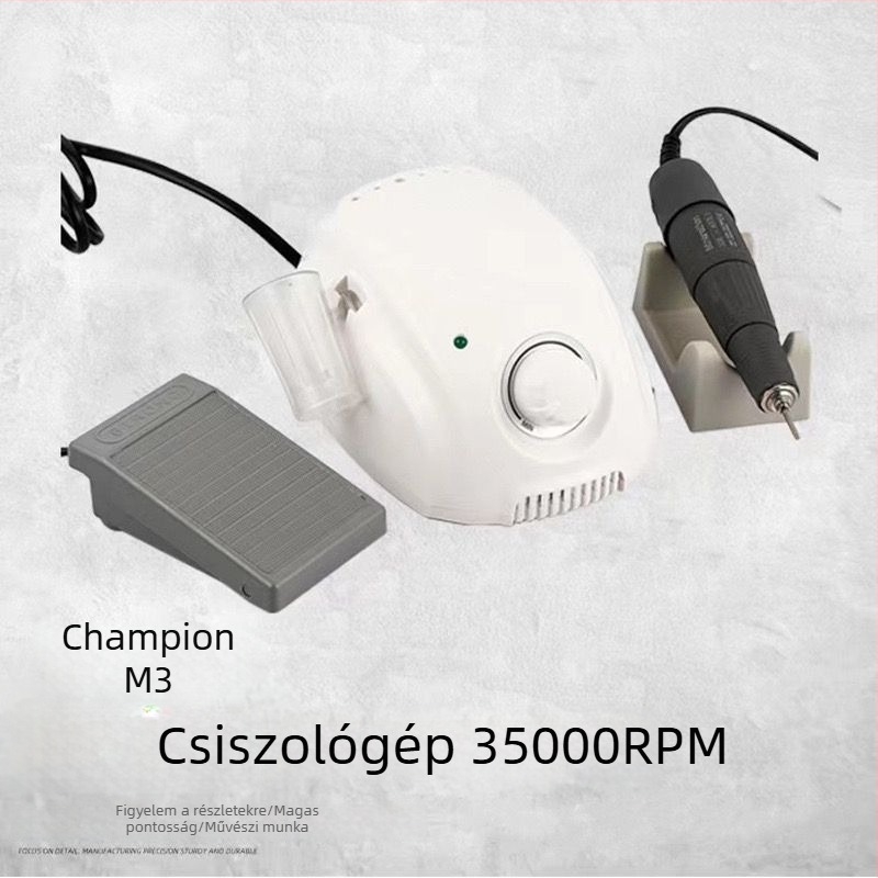 Körömcsiszológép 210 – Profi elektromos szerszám a körmök ápolására; Hordozható körömbemutató kártya; Anyag: Egyéb; Célközönség 20213