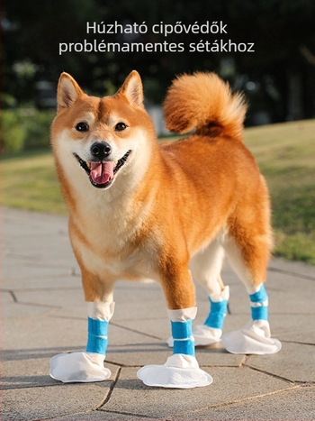 Gumi termikus kutya lábvédők sétákhoz