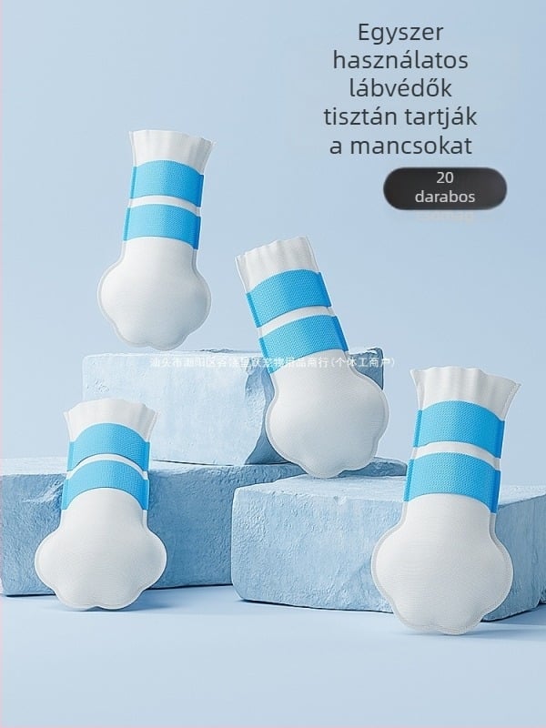 Gumi termikus kutya lábvédők sétákhoz