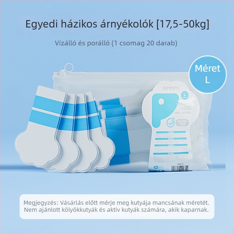 Gumi termikus kutya lábvédők sétákhoz