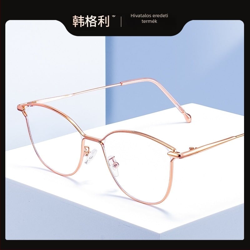 Hangley olvasószemüveg, teljes keret, alumínium-magnézium ötvözet, ovális keret