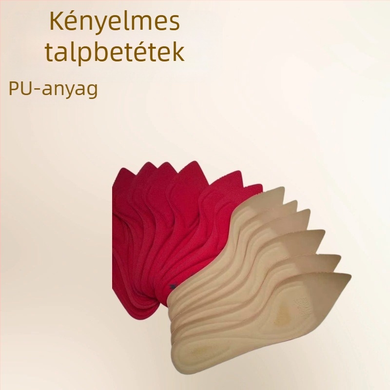 Bőr cipőhöz való talpbetét ív-támogatással és teljes párnázattal, 4D járáshoz tervezve, könnyű magasságnövelő talpbetét férfiak és nők számára, modell A01