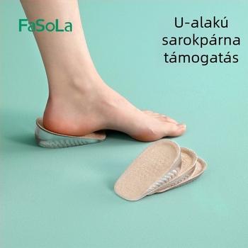 Magasságot növelő talpbetét – PU, rejtett sarok, csúszásmentes talp, alkalmas sportcipőkhöz, bőrcipőkhöz, bakancsokhoz, mindennapi és munkacipőkhöz