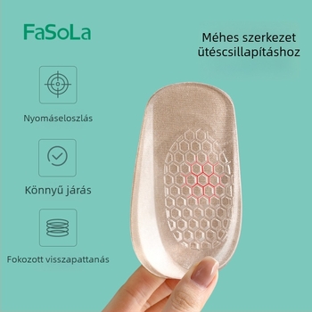 Magasságot növelő talpbetét – PU, rejtett sarok, csúszásmentes talp, alkalmas sportcipőkhöz, bőrcipőkhöz, bakancsokhoz, mindennapi és munkacipőkhöz