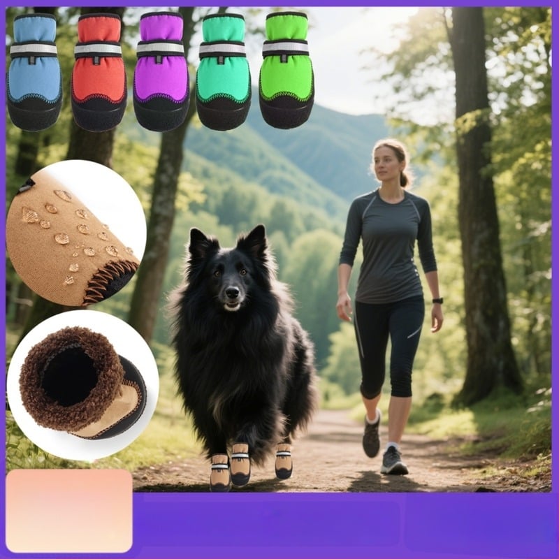 Velúr anyagú kutya cipők, csúszásmentes, kopásálló, dekoratív, mindennapi stílus