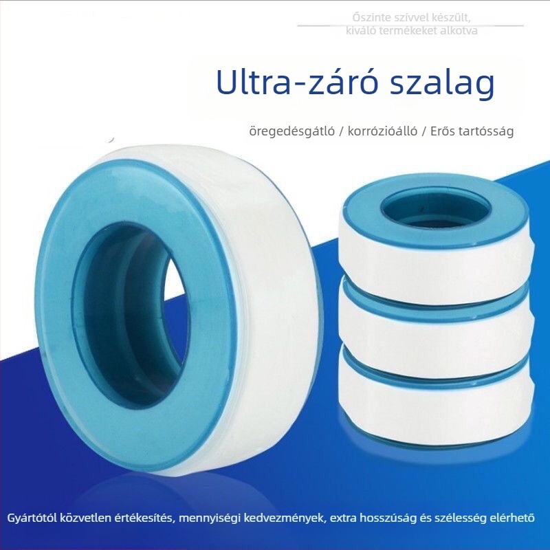 Megvastított és meghosszabbított tömítő szalag csaptelepekhez, konyha és fürdőszoba használatra, Cupc tanúsítvány