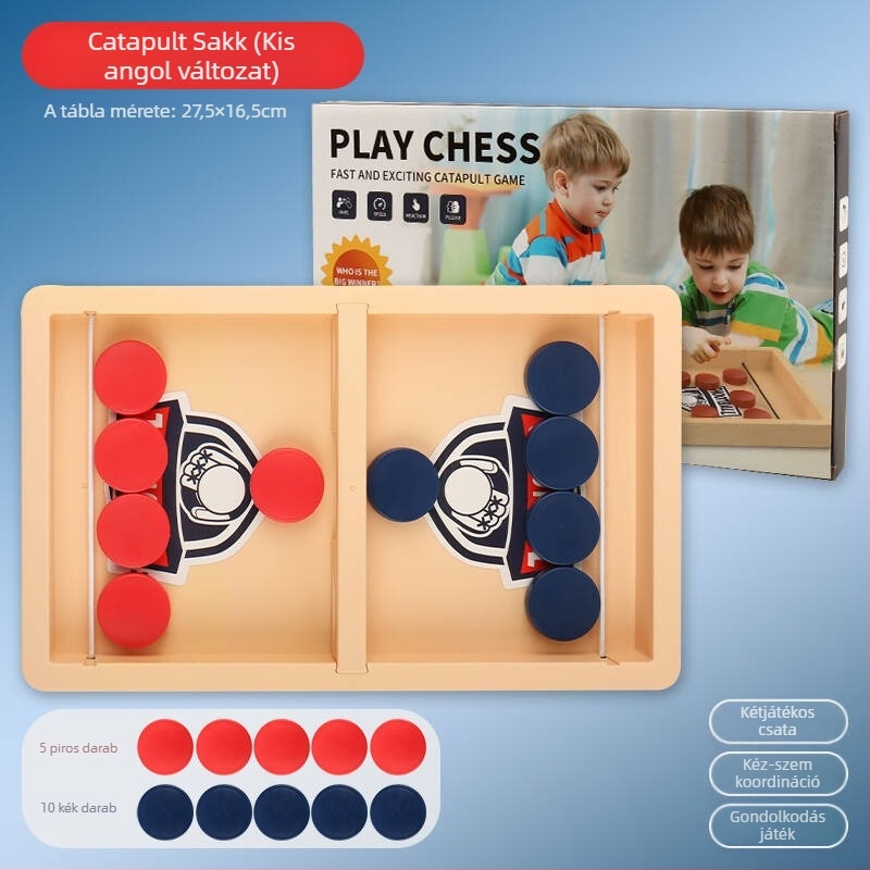 Kétfős párbaj asztali sakkjáték gyerekeknek – Bailien, műanyag, 4–14 évesek