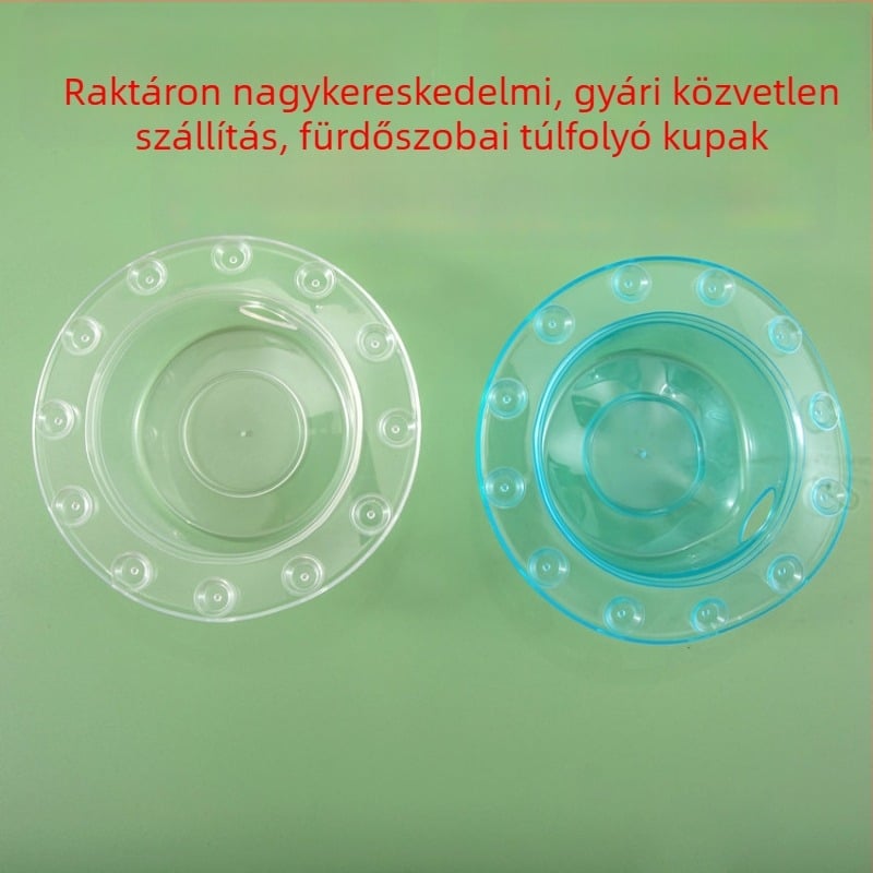 Independent: Fürdőkádhoz vákuumos túlfolyás elleni lefolyófedél - Környezetbarát PVC