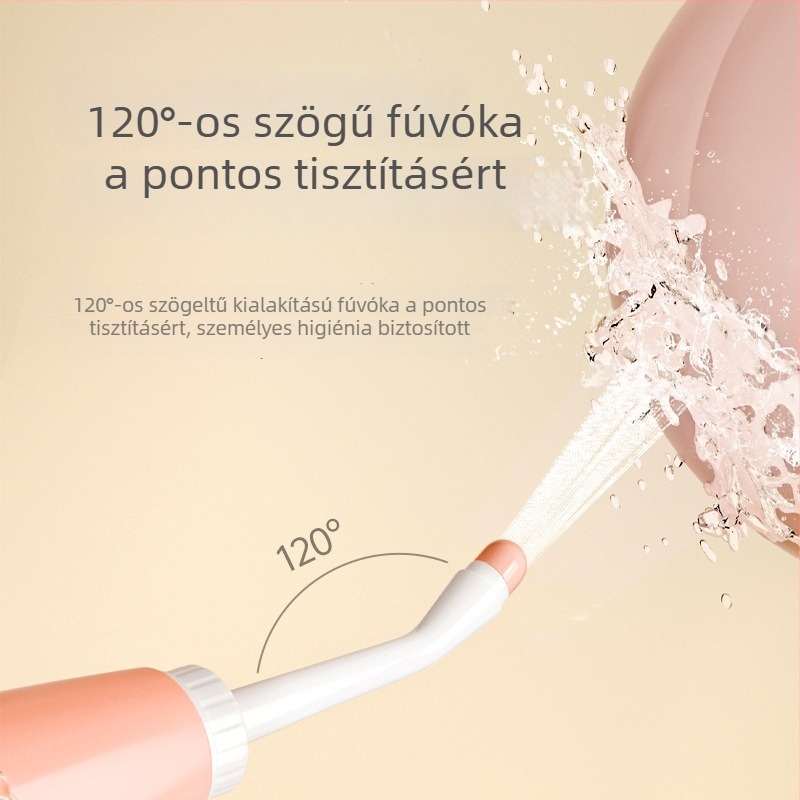 Vaginális irrigátor – nyomható használatú higiénés eszköz perineumhoz; Anyagok: TPE/PP; Kategória: vaginális irrigátor; Eredet: Zhejiang; Gyártási mód: Blow molding