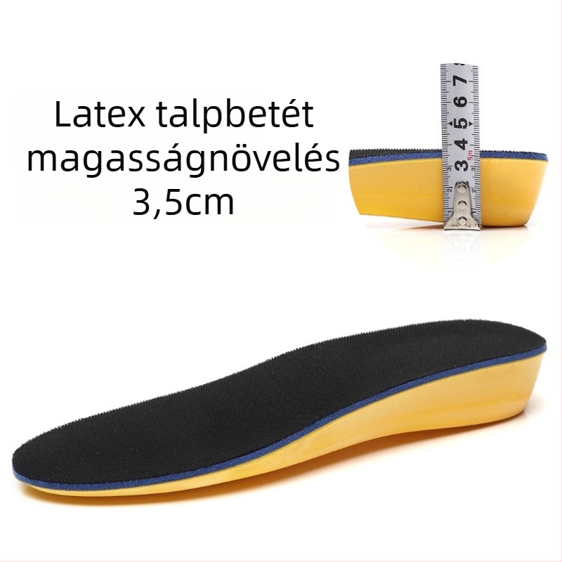 Légáteresztő hálós anyagú emelő talpbetét – teljes talpbetét sport-, bőr- és egyéb lábbelikhez, Orenka