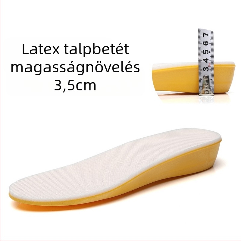 Légáteresztő hálós anyagú emelő talpbetét – teljes talpbetét sport-, bőr- és egyéb lábbelikhez, Orenka