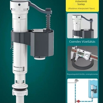 Universális toalett vízbetöltő szelep – magas nyomású visszafolyás elleni védelem, CUPC tanúsítvány, Hanming Furniture