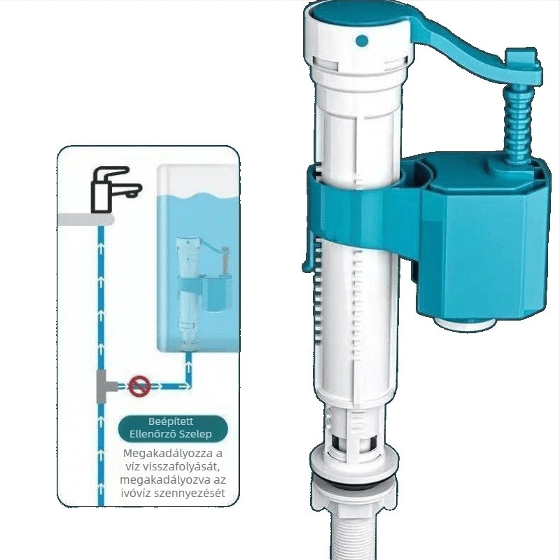 Universális toalett vízbetöltő szelep – magas nyomású visszafolyás elleni védelem, CUPC tanúsítvány, Hanming Furniture