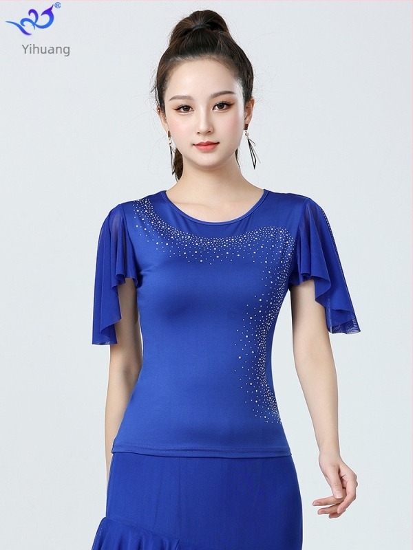 Top a nemzeti standard tánchoz, női, Milk Silk anyag, poliészter-spandex keverék (<30%), őszi 2025