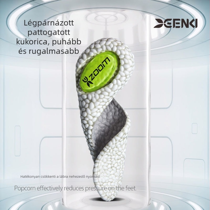 RUNWING BMHZG Teljes talpbetét, légpárnás, magasságot növelő, popcorn + Lycra anyag, anti-odor