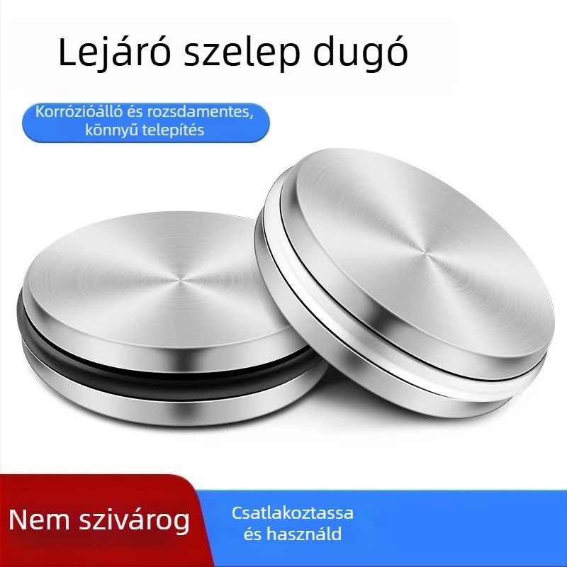 Mosdó lefolyódugó tömítőlapáttal – univerzális kompatibilitás, modern minimalist stílus, Friendly márka