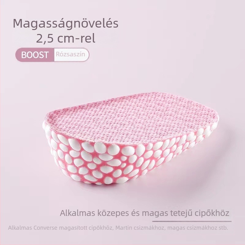 Magasságot növelő félbetét futócipőkhez, csizmákhoz és más lábbelikhez | PU anyag | Uniszex | modellek 1.5/2.5/3.5