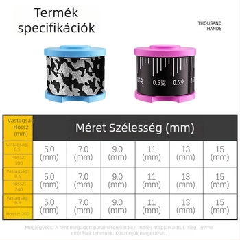 Ólomlemez tekercs horgászfelszerelésekhez – Környezetbarát elektrolitikus ólom, Thousand Hands márka, saját címke elérhető