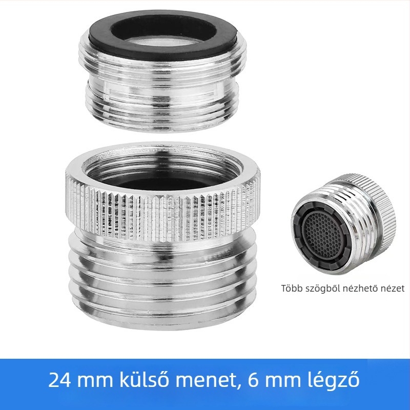 Kerti tömlőcsatlakozó, réz testtel, Shui muyu márka, modern minimalista dizájn, telepítésre kész