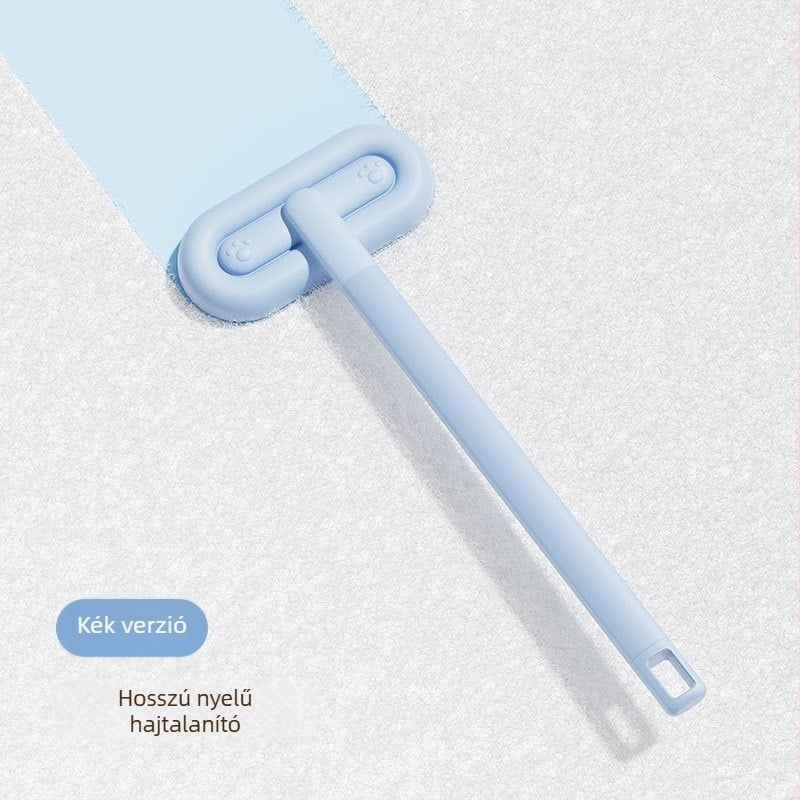 Háziállat szőrszálak eltávolító eszköz, ABS anyagból, ívelt fésű, hosszú szőrű macskáknak