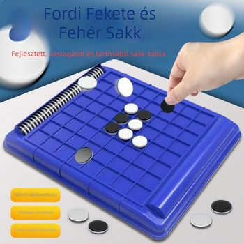 Családi oktatási sakk és puzzle játék – műanyag sakkkészlet, fejleszti a gondolkodást és a szülő-gyermek interakciót