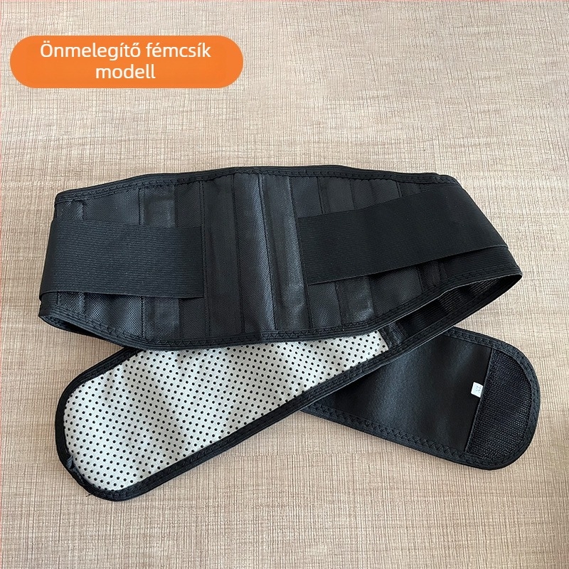 Önmelegítő turmalin deréköv porckorongsérvre, uniszex mágneses derékvédő sporthoz