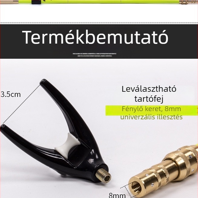 Szénszálas halászati bot tartó – talajon használható