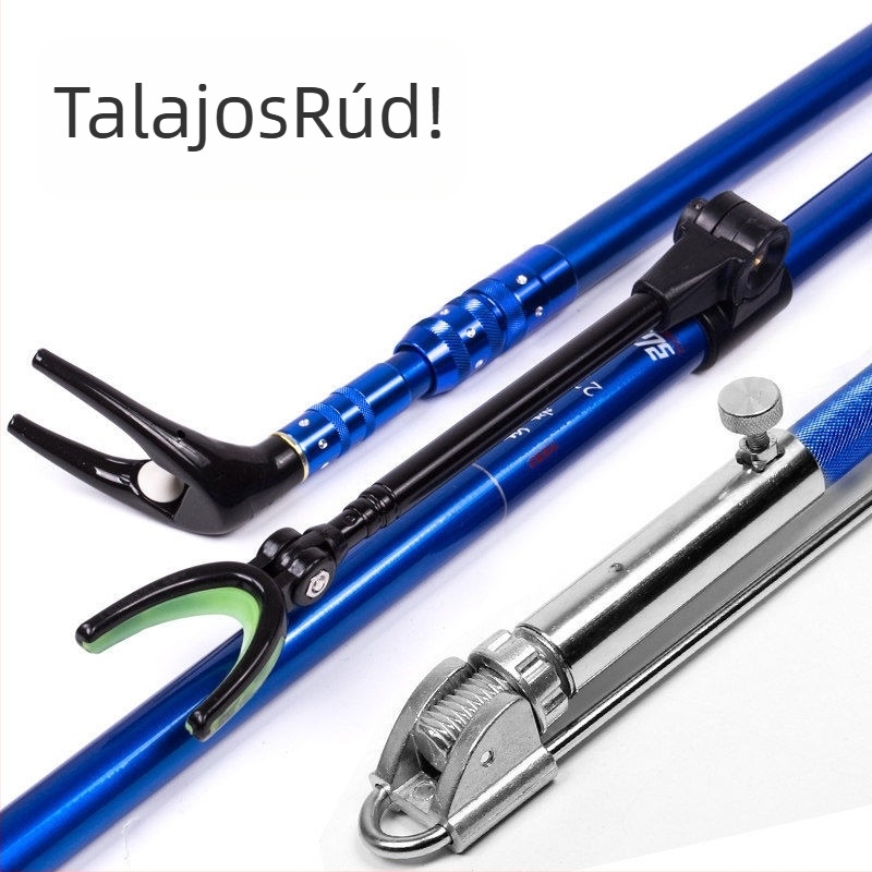 Szénszálas halászati bot tartó – talajon használható