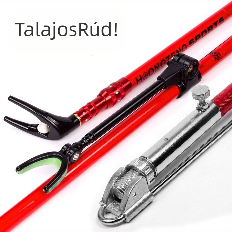 Szénszálas halászati bot tartó – talajon használható