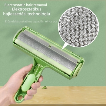 Háziállat-szőr eltávolító – elektrosztatikus, macska- és kutyaszőr eltávolítására, háztartási használatra szőnyegeknél, műanyag, Seven Oh márka