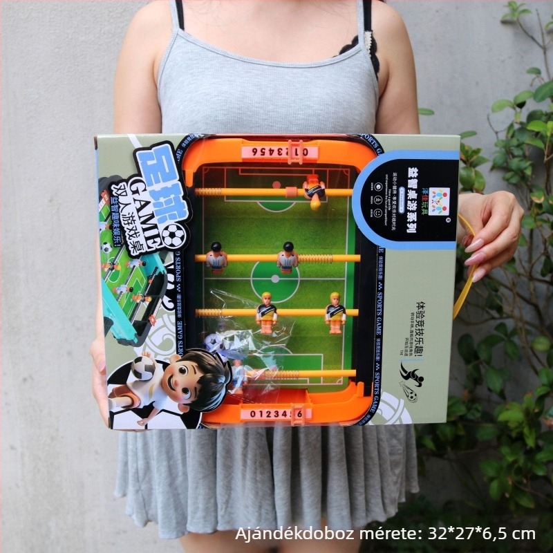 Gyerekeknek szánt asztali játék készlet — két játékos párbaj, műanyag anyagból; 4–14 éveseknek megfelelő; csomagolás: doboz